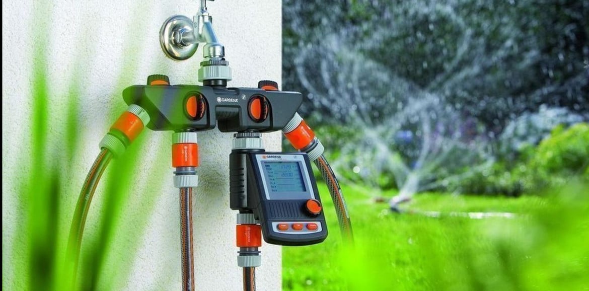 Programmatore Irrigazione Da Giardino a 2 Vie Claber Duplo Evolution 8410