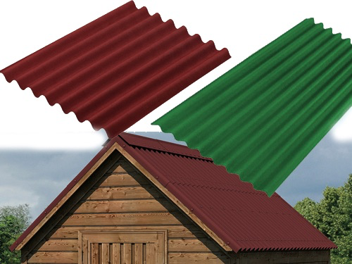 Lastre ondulate in fibra bitumata 100x76 cm per tettoie e coperture Ea –  Briconess Business Italia