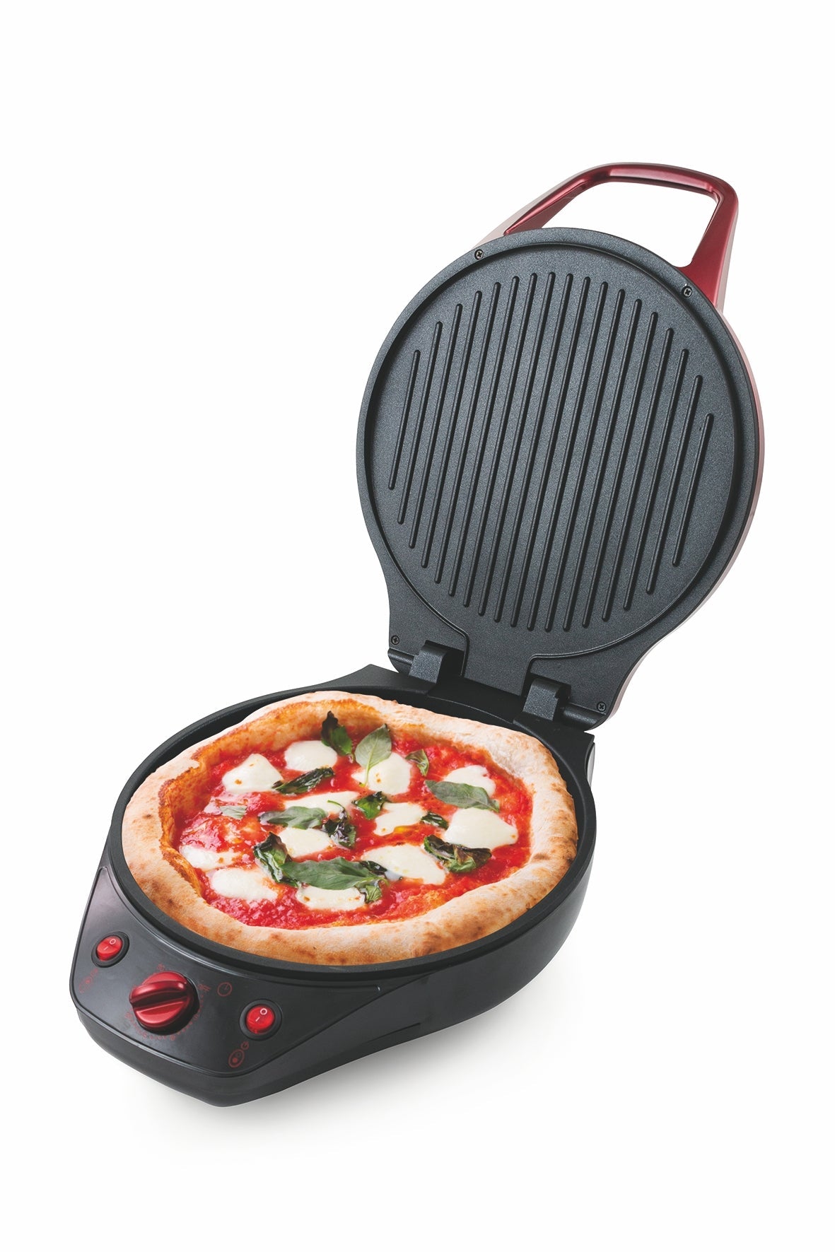 Piastra elettrica cottura per pizza toast carne pesce doppia piastra a –  Briconess Business Italia