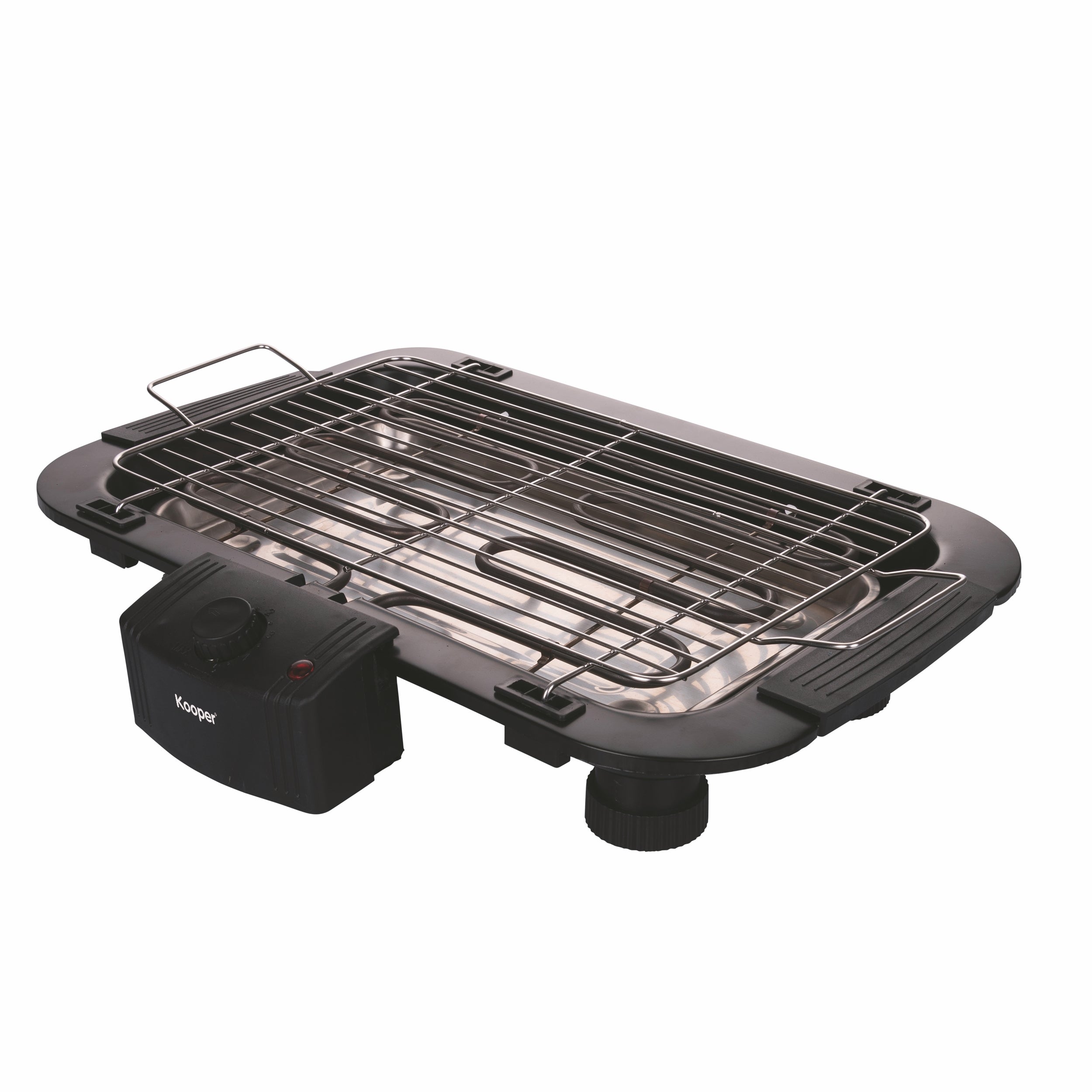 Barbecue elettrico con griglia regolabile in acciaio inox 2000W da