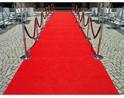 Tappeto rosso passatoia in feltro per ingresso negozi e marciapiedi Red Carpet