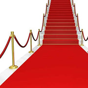 Tappeto rosso passatoia in feltro per ingresso negozi e marciapiedi Red Carpet