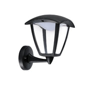 Lanterna LED Selene a muro per esterno in alluminio pressofuso Nero 7W con braccio superiore o inferiore