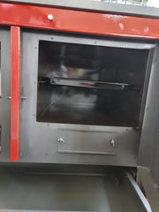 Stufa Cucina riscaldamento a Legna struttura in acciaio con forno 11,91 kW Prestige
