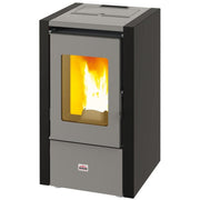 Stufa a pellet moderna compatta con struttura in acciaio 5,53 kW Queen Mignon 6