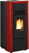 Stufa a Pellet riscaldamento canalizzata Bordeaux Giusy Evo Plus 8 CAN Nordica Extraflame