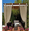 Tenda gazebo poliestere idrorepellente con passanti bretelle 140x270 cm