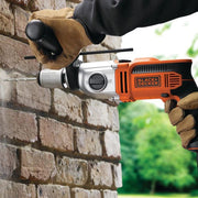 Trapano a percussione 910W a 2 velocità meccaniche in valigetta BLACK+DECKER KR911K