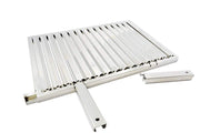 Griglia in acciaio INOX con raccogligrasso per BBQ con piano di cottura 60x40