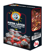 Pietra lavica roccia lavica per barbecue a gas 2 Kg