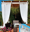 Tenda gazebo poliestere idrorepellente con passanti bretelle 140x270 cm bianco