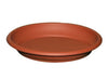 Sottovaso in plastica tondo per vaso Tivoli colore terracotta