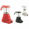 Caffettiera moka elettrica 4 tazze con caraffa trasparente 400 W cordeless