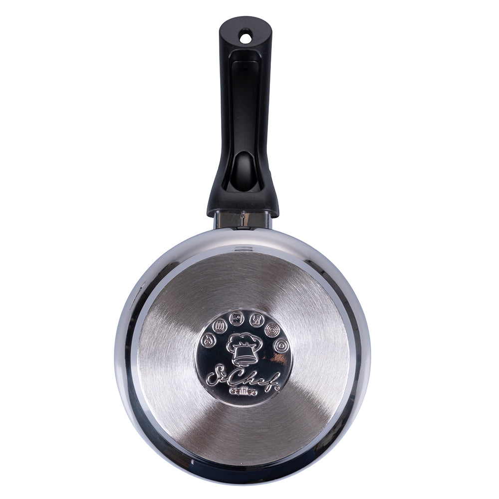 Bollilatte Grey in acciaio inox per induzione con manico di Pintinox,  diametro 140 mm : : Casa e cucina