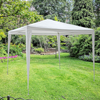 Gazebo bianco copertura impermeabile montaggio rapido kit 3x3 m Tropico Esté