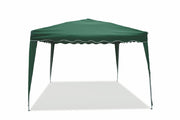 Gazebo estensibile chiudibile 3x3 mt in alluminio e poliestere Leroy