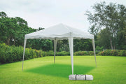 Gazebo estensibile chiudibile 3x3 mt in alluminio e poliestere Leroy