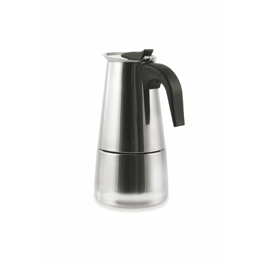 Caffettiera moka tradizionale in alluminio con impugnatura e pomello  termoisolante Morning SìChef - 1 tazza