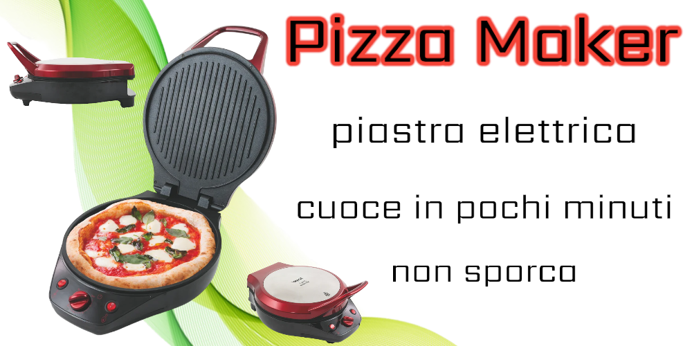 Piastra elettrica cottura per pizza toast carne pesce doppia piastra a –  Briconess Business Italia