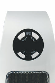 Termoventilatore a presa per ufficio con elementi riscaldanti in ceramica 900 W Pluggy Mini
