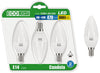 Kit 3 Lampadine a LED oliva E14 EcoLight