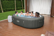 Piscina ovale idromassaggio 5-7 posti con riscaldamento automatico Lay-Z Mauritius 60067 Bestway