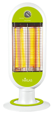 Stufa alogena riscaldamento al carbonio basso consumo oscillante 1000 W NIKLAS SIDERAL