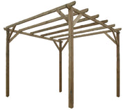 Pergola in legno di pino autoclavato 300x300xH240 cm LASA