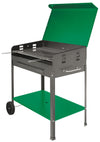 Barbecue bbq a carbone appoggi laterali ruote coperchio griglia 517