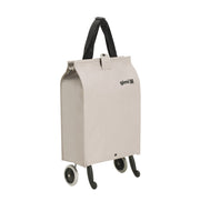 Carrello portaspesa trolley richiudibile con maniglia Gimi Brava Plus Beige