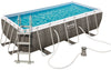 Piscina con struttura rettangolare rattan 4.04m x 2.01m x 1.00m Power Steel Bestway 56721