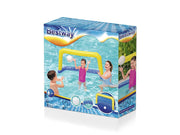 Rete da pallanuoto porta gonfiabile con rete in nylon 142xH76 cm BESTWAY 52123