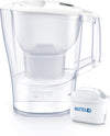 Caraffa filtrante per acqua con filtro in dotazione Aluna White Brita