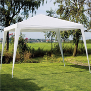 Gazebo 3x2 m in acciaio con telo in polietilene Oasis bianco