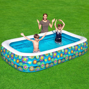 Piscina rettangolare gonfiabile per bambini 305x183xH56 cm.