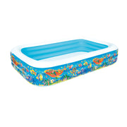 Piscina rettangolare gonfiabile per bambini 305x183xH56 cm.