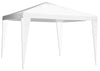 Gazebo 3x3 m in acciaio con telo in polietilene bianco Oasis