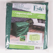 Telo cover 130x70x100 cm in polietilene impermeabile con bordo rinforzato per barbecue