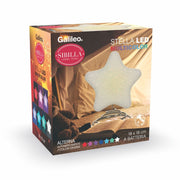 Lampada led stella multicolor con base in metallo