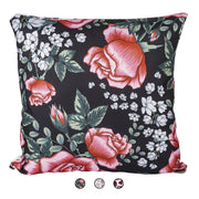 Cuscino arredo 45x45 cm double face sfoderabilecon zip, Rose Baroque