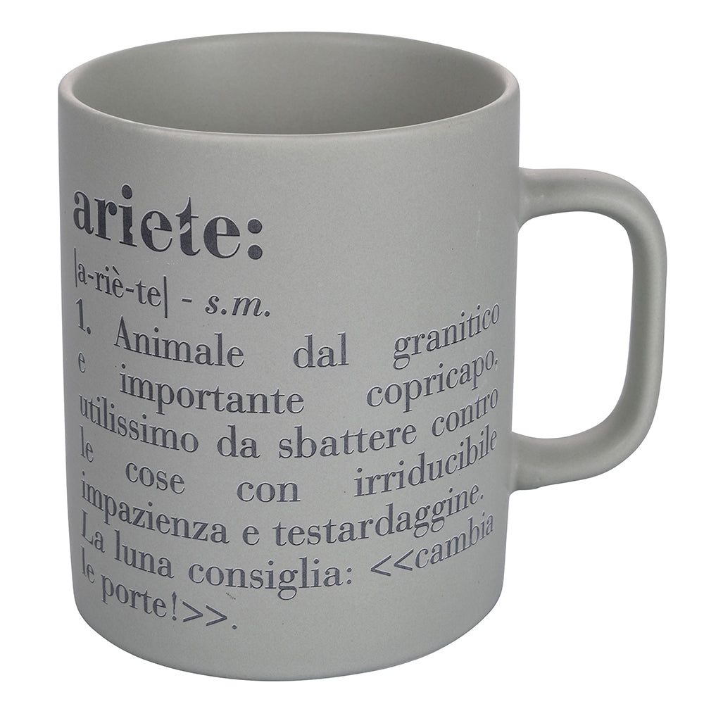 TAZZA TAZZONE IN CERAMICA BIANCA LATTE TISANA COLAZIONE MUG CON MANICO