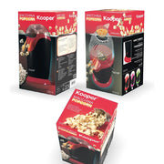 Macchina elettrica 1200 watt per pop-corn con dosatore chicchi e vano termico