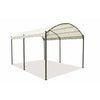 Gazebo pergola 3x4 mt da esterno giardino per copertura auto con struttura in acciaio e telo in poliestere 180 gr/mq Gabbo