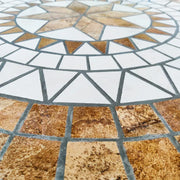 Tavolo Liberty Mosaico da esterno giardino 100xH72 cm Garden Deluxe Collection