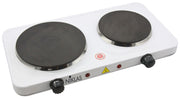 Fornello cucinino elettrico portatile doppio  2500W 2 piastre in ghisa 185mm e 150mm Niklas