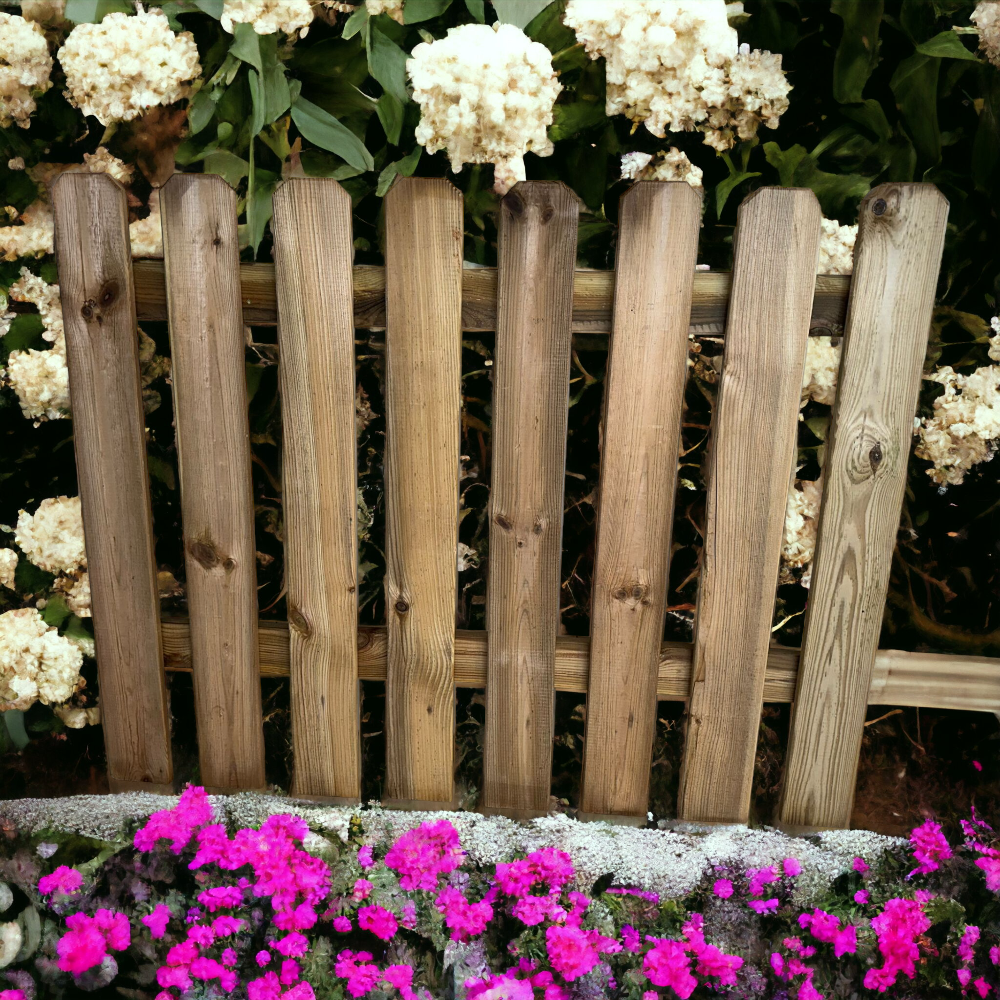 Pannello staccionata recinto in legno trattato per recinzione giardino –  Briconess Business Italia