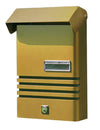 Cassetta postale L20xP6xH30 cm Alubox Bronzo