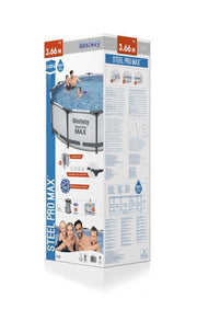 Piscina con struttura rotonda Steel Pro MAX 366x100 cm Bestway 56418