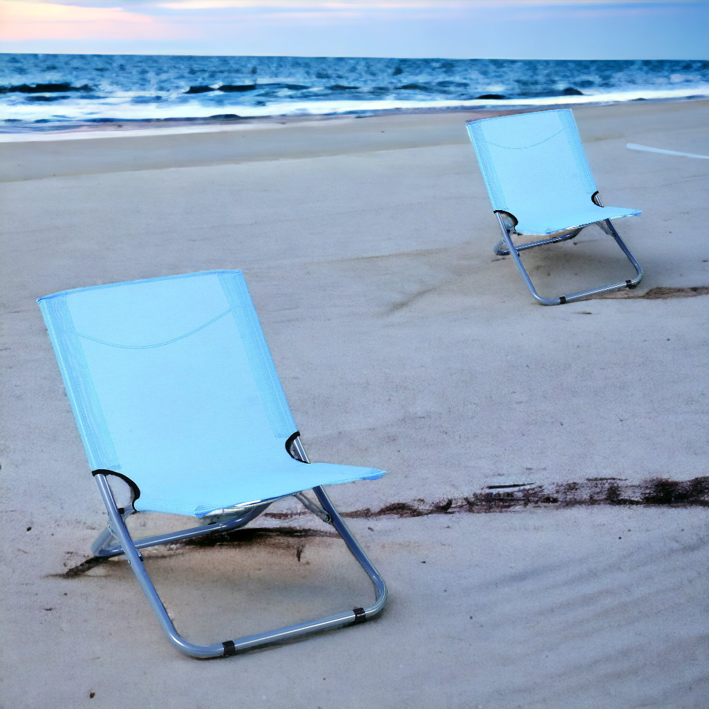 Sedia spiaggia pieghevole Celeste Spiaggina – Briconess Business Italia