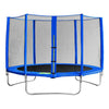 Trampolino Elastico con rete di protezione e scaletta cm 366 Jumpy Strong Blu